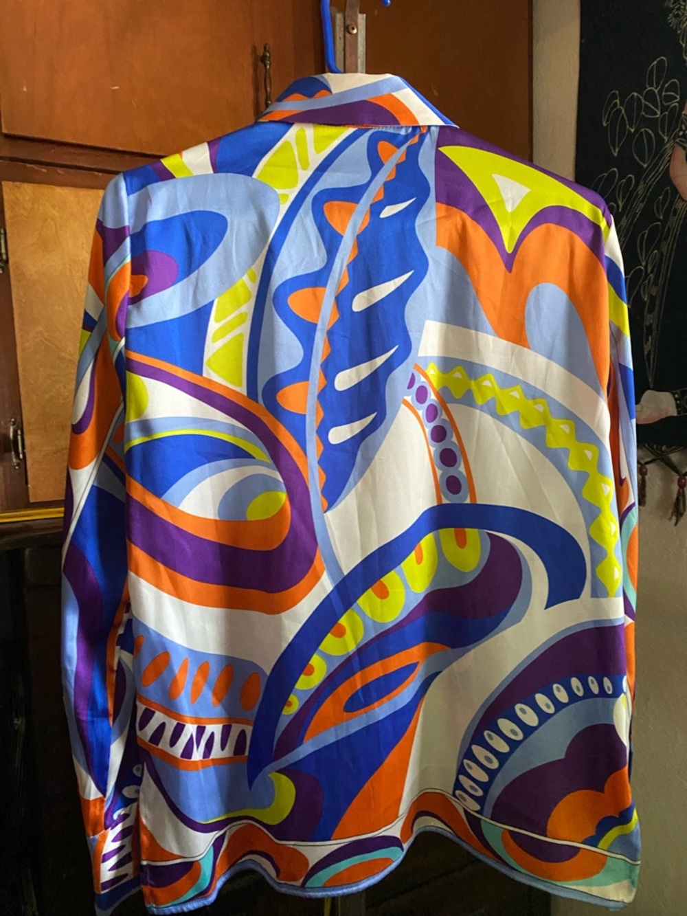 ZARA Vibrant Multi-Color Printed Button-Up Shirt - Picture 5 of 14